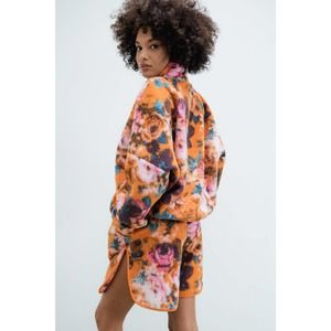 NEW UO Out From Under Braxton Floral Fleece Shorts Size Medium